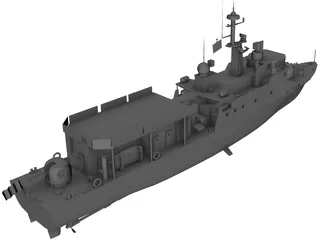 Manama Missile Boat 3D Model