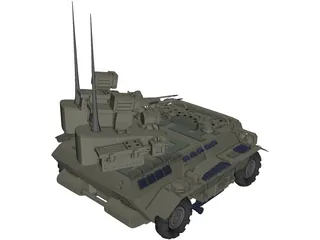 Armored Tank 3D Model