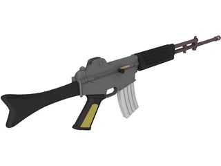 K2 Rifle 3D Model