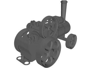 Stream Train Toy  3D Model