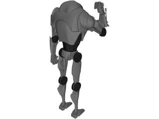 Star Wars Battle Droid 3D Model