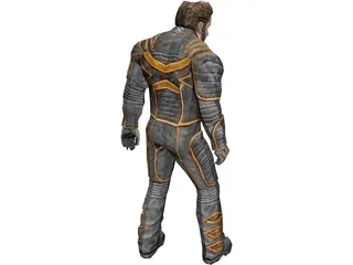 Wolverine X-Man 3D Model