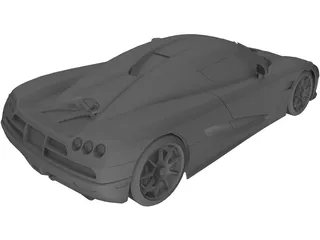 Koenigsegg CCXR 3D Model