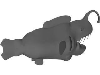 Angler Fish 3D Model