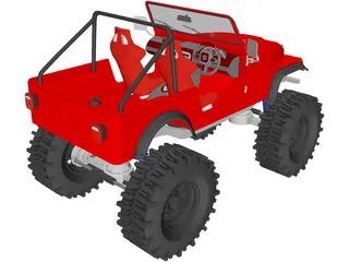 Jeep CJ-7 (1976) 3D Model