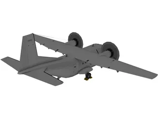 CASA C212-200 Aviocar 3D Model