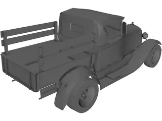 Ford Pickup (1929) 3D Model