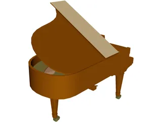 Grand Piano 3D Model