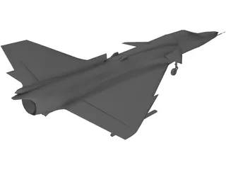 IAI Kfir C7 3D Model