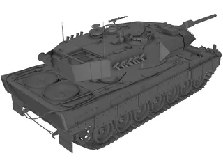 Leopard II 3D Model