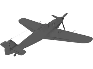Messerschmitt BF-109G 3D Model