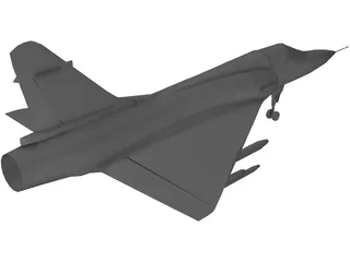 Dassault Mirage Delta 2000 3D Model