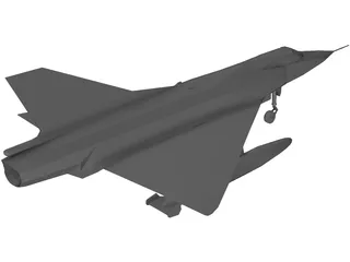 Dassault Mirage IIIC 3D Model