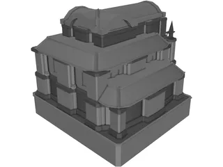 Temple 3D Model