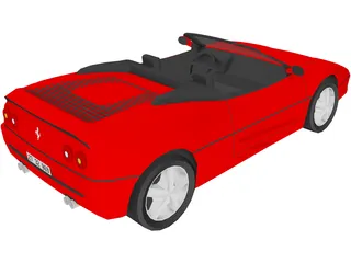 Ferrari F355 Spider 3D Model