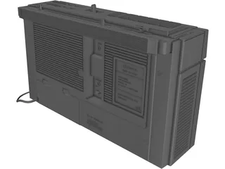 Radio Cassette Sanyo M270F 3D Model