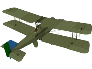 Royal Aircraft Factory S.E.5 (RAF) 3D Model