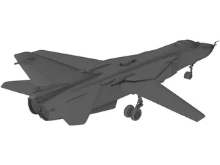 Sukhoi Su-24 Fencer C 3D Model