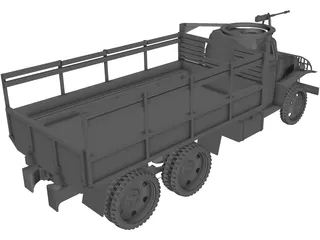 US Army Truck 3D Model