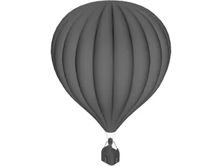 Hot Air Balloon 3D Model