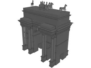 Arco de la Pieche 3D Model