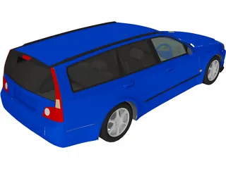 Nissan Steaga with Skyline Conversion 3D Model