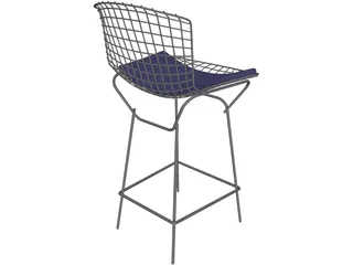 Bertoia Stool 3D Model