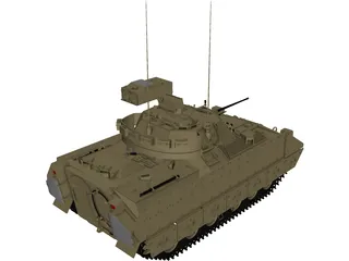 M2A2 Infantry Fighting Vehicle 3D Model