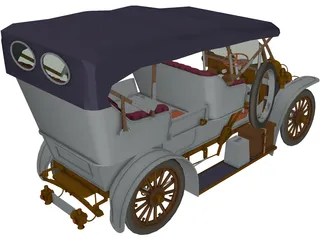 Rolls-Royce Silver Ghost 3D Model