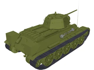 T-34 3D Model