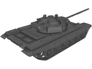 T-72M1 3D Model