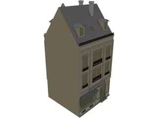 Town House 3D Model