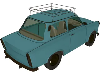 Trabant 601S 3D Model