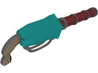 Chain Gun 3D Model