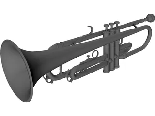 Trumpet 3D Model