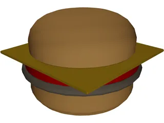 Cheeseburger 3D Model