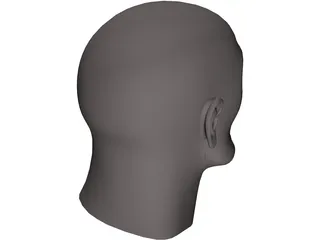 Head Male 3D Model