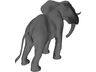 Elephant 3D Model