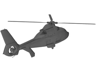 Eurocopter AS-365 Dauphin 3D Model