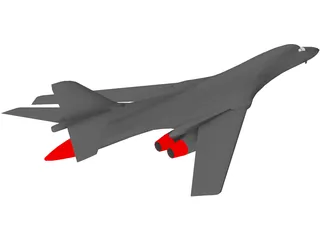 B-1B 3D Model