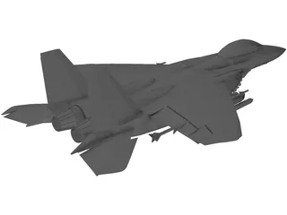 F-15E 3D Model