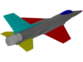 F-16 3D Model