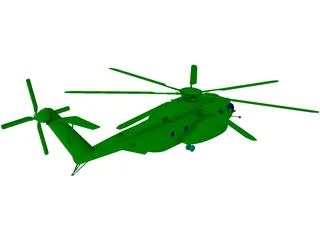 Sikorsky MH-53E Pave Low 3D Model