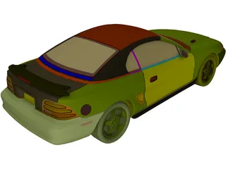 Ford Mustang Coupe (1996) 3D Model