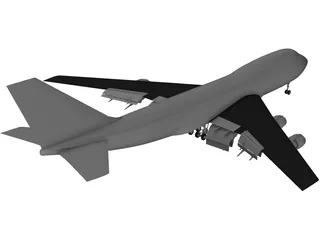 Boeing 747-200 3D Model