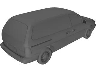 Ford Windstar (1996) 3D Model