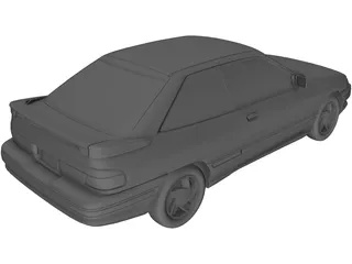 Ford Escort (1997) 3D Model