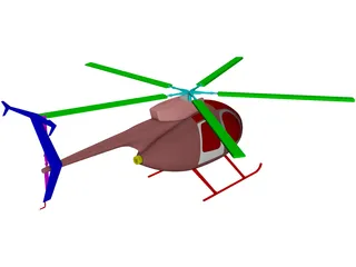 MD-500 3D Model