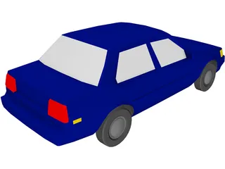 Toyota Corolla (1987) 3D Model