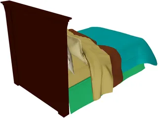 Bed 3D Model